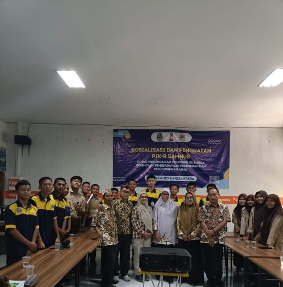 SMK Samudra Nusantara mengadakan acara sosialisasi dan penguatan Pusat Informasi dan Konseling Remaja bersama BKKBN