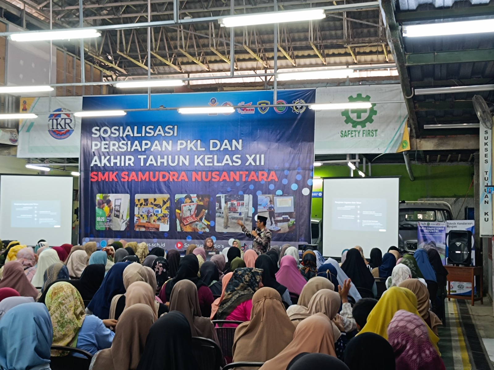 Sosialisasi Persiapan PKL dan Akhir Tahun Kelas XII SMK Samudra Nusantara