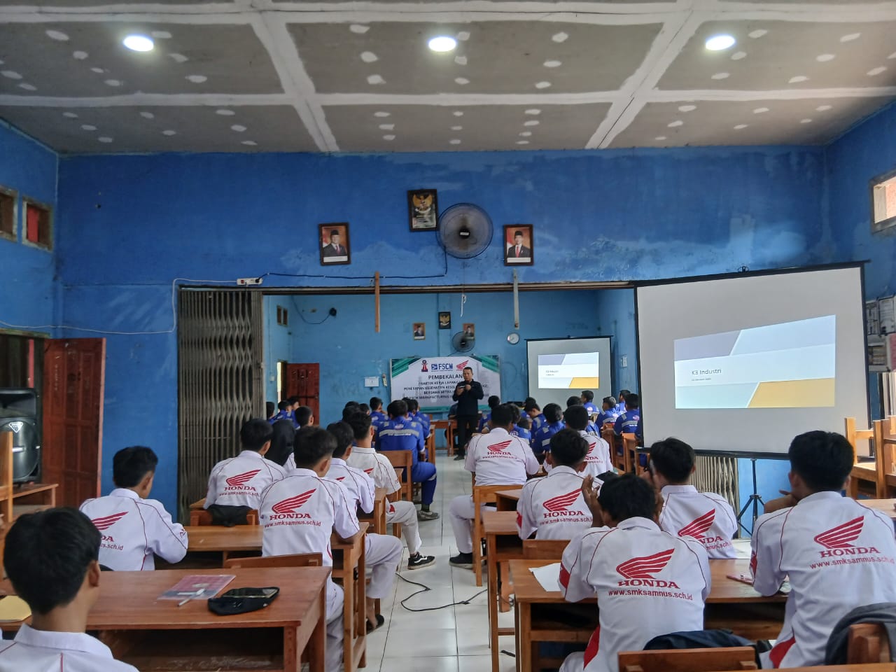Siap Terjun ke Dunia Industri, Siswa TBSM & TKR Dapat Pembekalan K3 dari AHASS